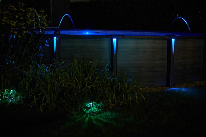 Carvin lighting with plants