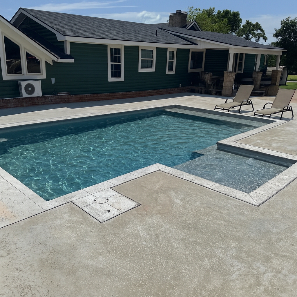 Customer H Completed w Large Tanning Ledge